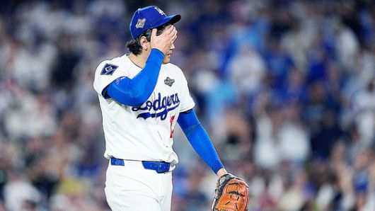 7회 마운드에서 물러나는 오타니 쇼헤이. AP=연합뉴스