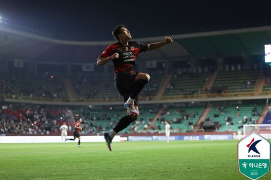 득점 공동 2위 포항 공격수 이호재. [사진 프로축구연맹]