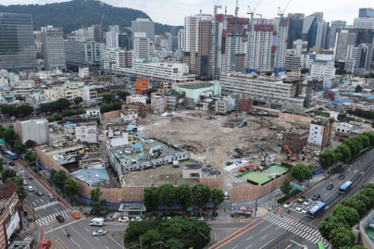 서울 종로구 세운재정비촉진지구 4구역 일대. [연합뉴스]