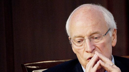 2011년 9월 9일 딕 체니 전 미국 부통령이 워싱턴 아메리칸기업연구소에서 열린 9.11테러 관련 토론에 참여하고 있다. AFP=연합뉴스