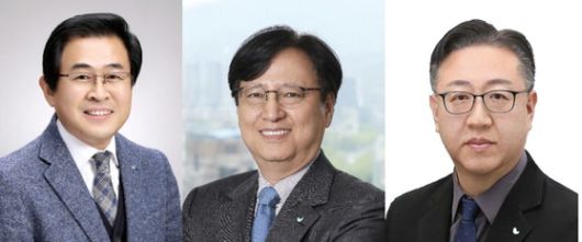 SPC그룹은 4일 사장단 등 임원 인사를 실시했다고 밝혔다. 왼쪽부터 도세호 비알코리아 사장 대표 겸 파리크라상 사장 대표, 경재형 SPC삼립 수석부사장 대표, 샤니 지상호 상무. 사진 SPC그룹