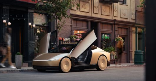 테슬라가 공개한 '사이버캡' 로보택시. 사진 테슬라