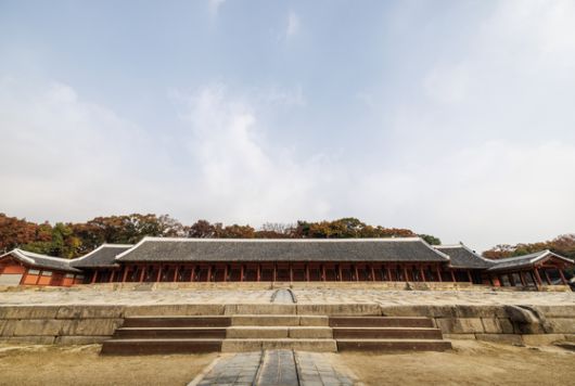 13일 종묘 정전 정면 모습. 김정훈 기자. 2025.11.13