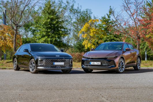 현대 그랜저 하이브리드 실내.