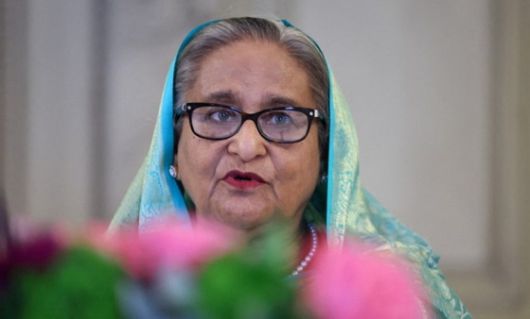 셰이크 하시나 전 방글라데시 총리. 로이터=연합뉴스