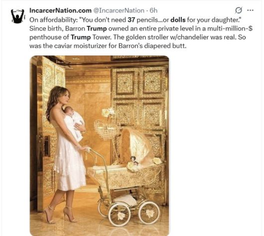 지난 9일(현지시간) 도널드 트럼프 대통령이 ″우리에겐 철강이 중요하고, 딸에겐 37개의 연필이나 인형은 필요없다″고 언급하자 네티즌들은 ″그럼 딸에게 크리스마스 선물로 철강을 선물하라는 거냐″는 등의 조롱 섞인 게시물을 올리고 있다. SNS 캡쳐