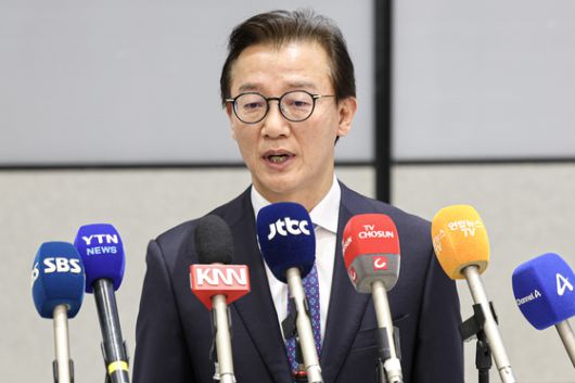 전재수 해양수산부 장관은 11일 통일교 금품 지원 의혹과 관련 사의를 표명했다. 김경록 기자