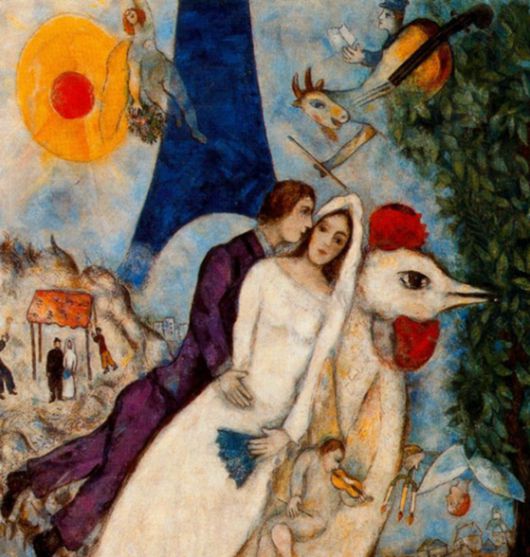 ‘연인과 에펠타워’, 1913. [사진 위키아트]