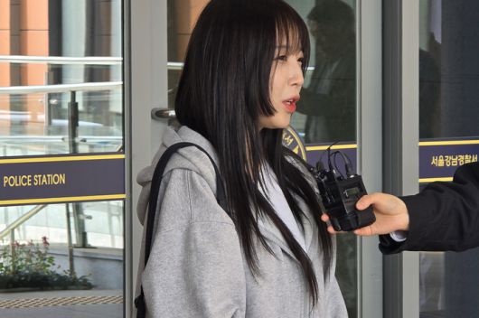 고소인 조사 마친 유튜버 쯔양. 사진ㅣ연합뉴스