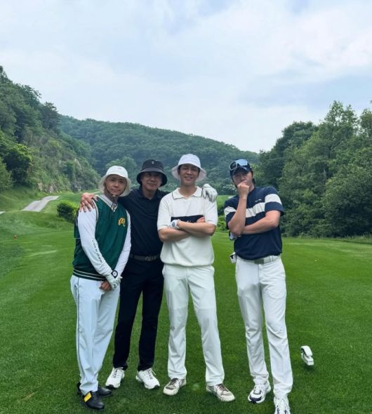 손지창, 이홍기, 이승기, 장근석. 사진|손지창 인스타램