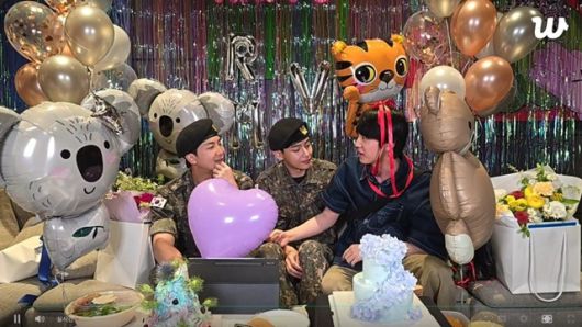 BTS RM, 뷔, 진. 사진l위버스 캡처