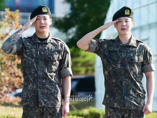 BTS 정국, 지민. 사진l유용석 기자