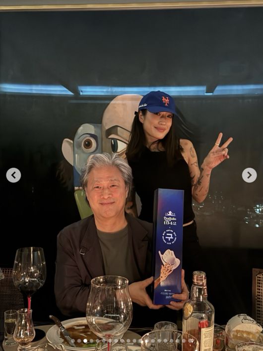 박찬욱 감독과 페기 구. 사진ㅣ페기 구 SNS