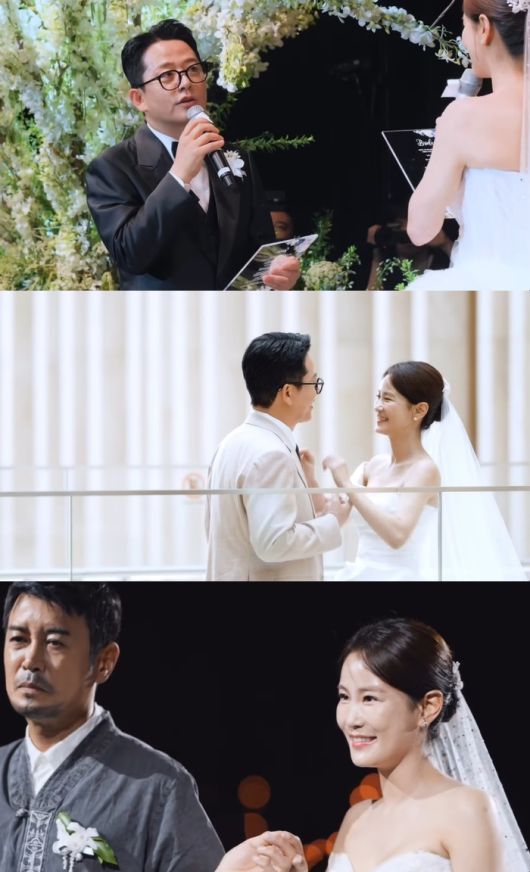 김준호, 김지민 결혼식 영상. 사진|김지민 SNS 영상 캡처