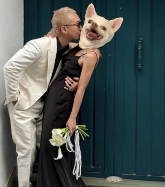 노브레인 이성우와 예비신부 . 사진ㅣ노브레인 이성우 SNS