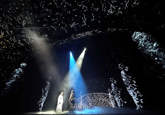 뮤지컬 ‘한복 입은 남자’ 시연. <강영국 기자>