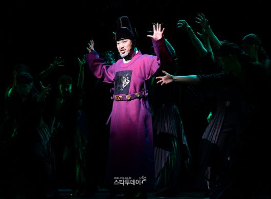 뮤지컬 ‘한복 입은 남자’ 시연. <강영국 기자>