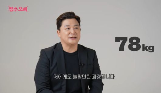 윤정수. 사진|유튜브 채널 ‘쥬비스다이어트’