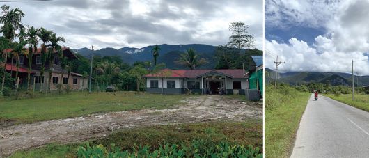 (좌) 로버트와 디나 부부가 운영하는 홈스테이 전경 (우) 울창한 나무로 둘러싸인 정겨운 산골 풍경