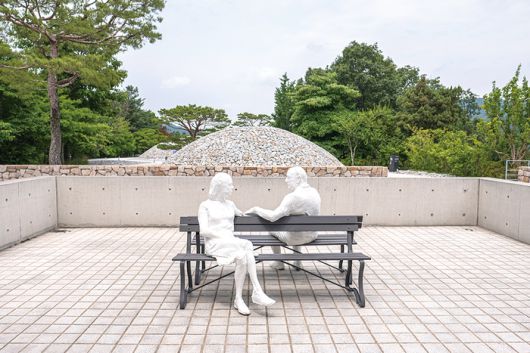 스톤 가든의 전시물들