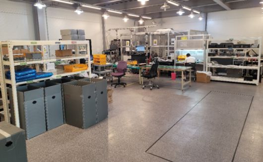 나노텍 본사 연구·생산실 전경 [사진제공 = 나노텍]