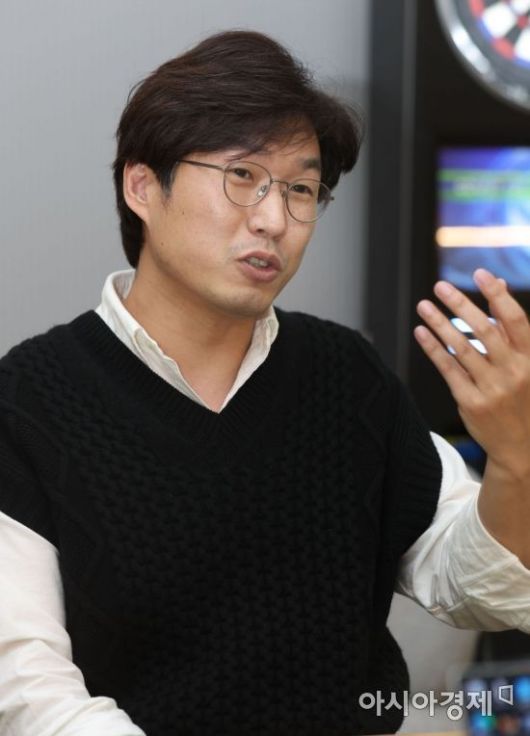 간병인과 환자를 매칭해 주는 플랫품 스타트업 케어네이션 서대건 대표. 사진=허영한 기자 younghan@