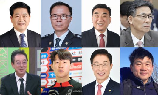 학성고 출신 주요인사.(왼쪽부터) 권명호 국민의힘 의원, 김광호 서울경찰청장, 김두겸 울산시장, 복두규 대통령실 인사기획관, 윤수일 가수, 독일 분데스리가 FSV 마인츠 05 소속인 이재성(축구선수), 임종식 경상북도교육청 교육감, 최상훈 뉴욕타임스 서울지국장