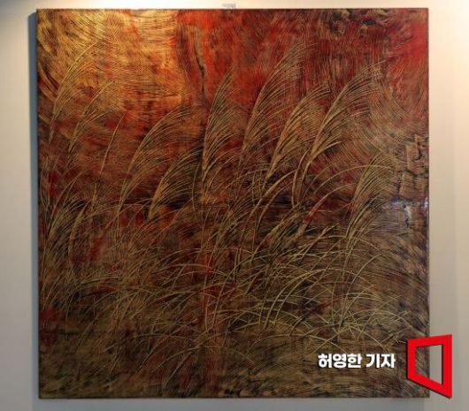 전용복 작가가 아끼는 작품 중 하나인 '바람의 소리'