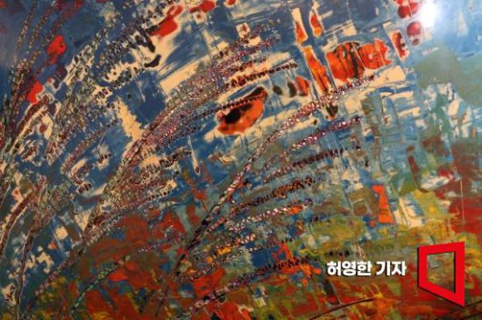 '바람의 소리' 중 한 작품을 확대한 부분 모습