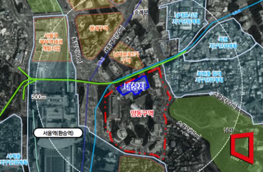 양동구역 8-1·6지구 위치도