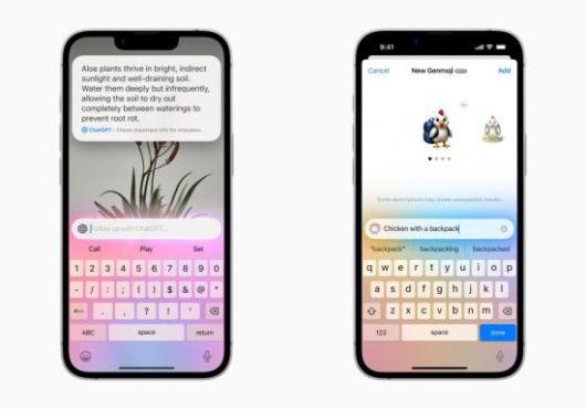 아이폰 16e에서 애플 인텔리전스를 구동하는 화면. 애플 제공