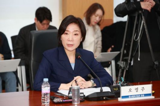 오영주 중소벤처기업부 장관이 3일 서울 강남구 서울본부세관에서 열린 '美 관세 대응 중기부-관세청 공동 수출 중소기업 현장 간담회'에서 모두 발언을 하고 있다. 중소벤처기업부 제공