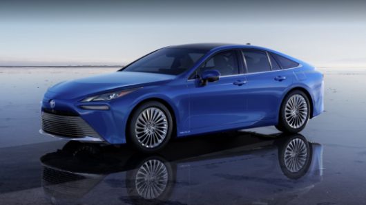 도요타 수소전기 세단 미라이. 도요타 홈페이지