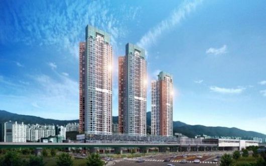 ※본 CG(그림)는 소비자의 이해를 돕기 위해 제작된 것이므로, 실제와 다소 차이가 있을 수 있습니다. 두산위브더제니스 평내호평역 N49 투시도