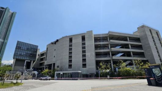 '루버'를 모두 떼어낸 창원NC파크. 이세령 기자