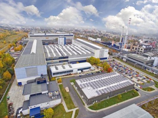 지난 9일(현지시간) 찾은 체코 플젠에 위치한 두산스토다파워 전경.(사진= 산업부 공동취재단)