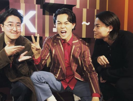 콧치노 켄토(왼쪽부터), 스다 마사키, 스고 아라타. 콧치노 켄토 인스타그램.