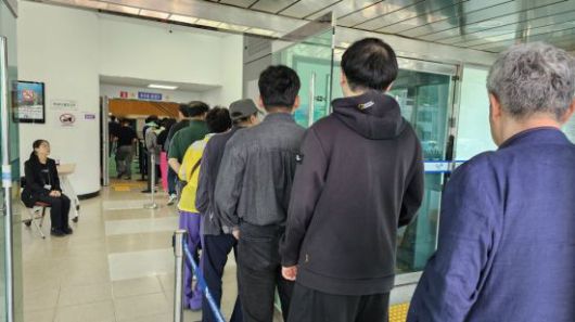 이번 21대 대선에서 이재명 대통령에 가장 높은 지지를 보인 전남 완도 한 투표소 모습. 독자제공