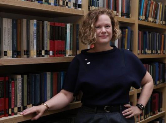 재클린 버튼 콩스버그마리타임 고객 경험 디자인 디렉터 및 노르웨이 여성 국제해운 및 무역협회 회장이 서울 강남구 한국고등교육재단에서 아시아경제와 인터뷰 하고 있다. 조용준 기자