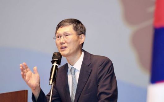 문형배 전 헌법재판소 재판관은 '전남교육청, 민주시민 토크콘서트'에 초청돼 교육의 헌법적 의미와 민주시민교육의 방향성에 대해 강연했다. 전남도교육청 제공