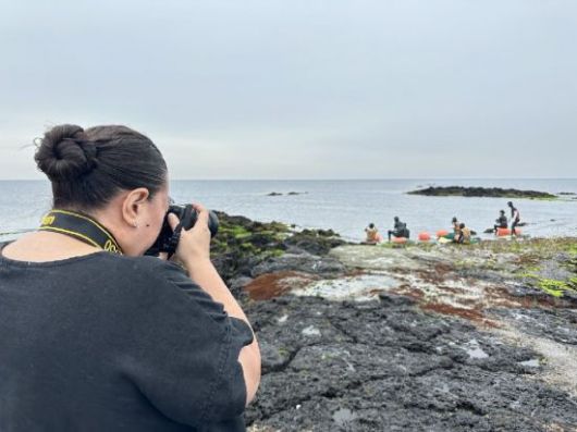 제주를 찾은 외국인 관광객. 제주관광공사