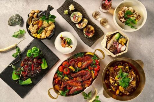 인스파이어 엔터테인먼트 리조트의 뷔페 레스토랑 '셰프스 키친'에서 준비한 보양식 메뉴. 인스파이어 제공