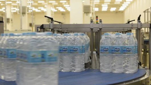 최종 포장 공정을 거친 농심 백산수.[사진제공=농심]