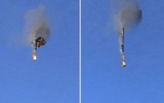 브라질에서 화재로 열기구가 추락하는 사고가 발생했다. 엑스 캡처