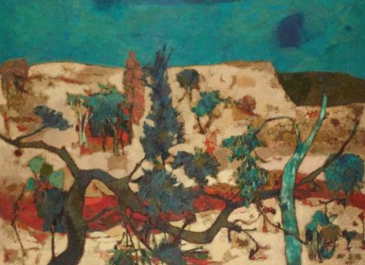 류경채 '폐림지 근방'(1949). 국립현대미술관