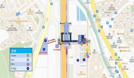 경부고속도로 서쪽에서 접근이 가능하도록 구성역에 새 출입구(5번 출입구)가 생긴다. 국토교통부 제공