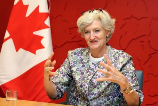 타마라 모휘니 주한 캐나다 대사가 서울 중구 캐나다 대사관에서 아시아경제와 인터뷰 하고 있다. 조용준 기자