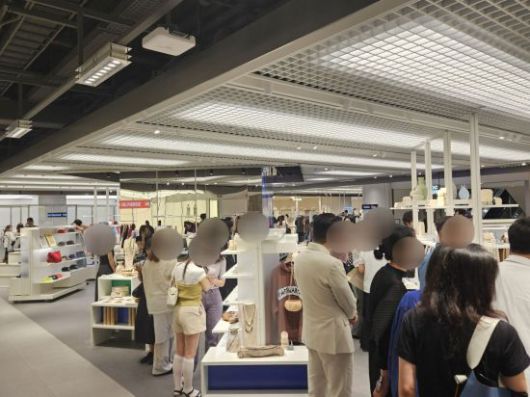 4일 오전 10시 40분경 롯데백화점 본점 9층 '키네틱 그라운드' 전경. 사진=박재현 기자