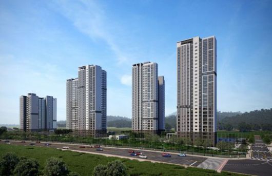 왕숙 푸르지오 더 퍼스트 B2 블록 주경 투시도. 대우건설 제공