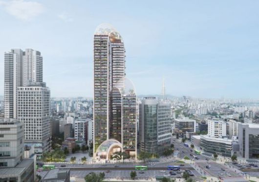 강동구 성내동 산수경 조감도. 서울시